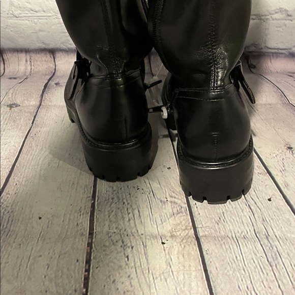 Nine West Black Over-the-Knee Boots with Buckle Detail Nemba boots 5 1/2 - Picture 8 of 10